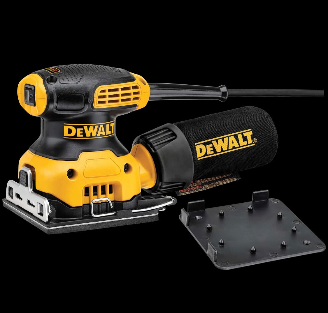 DEWALT DWE6411K 1/4 Sheet Palm Grip Sander Kit