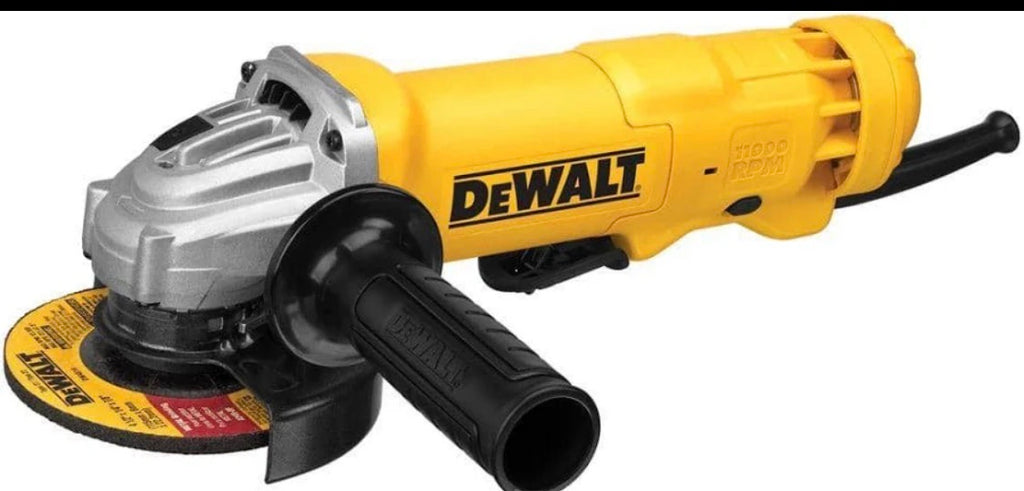 DEWALT DWE402W 4-1/2” 11-Amp Paddle Switch Angle Grinder (With Wheel)