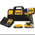 DEWALT DCD800D2 20V MAX XR Brushless 1/2” Drill/Driver Kit (2 Batteries + Charger)