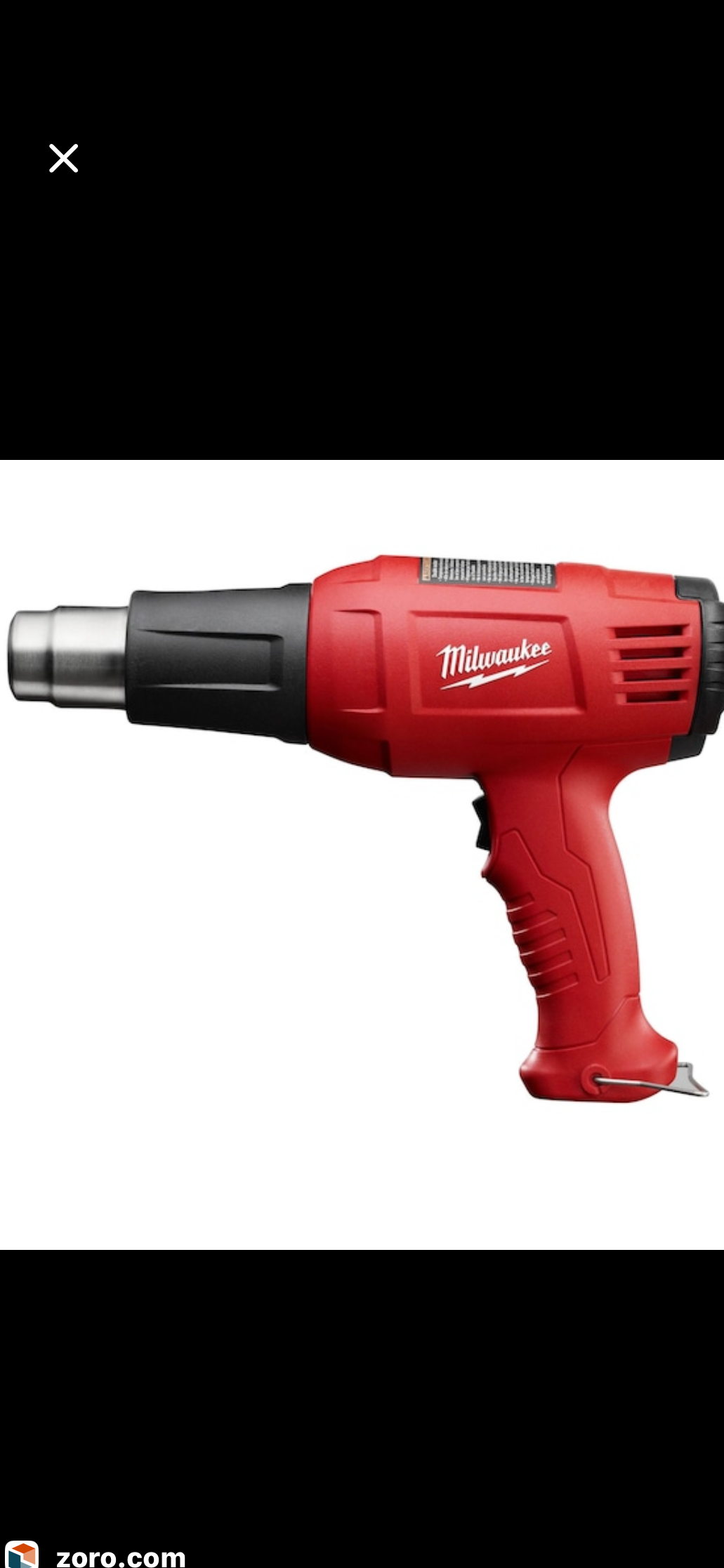 Milwaukee 8975-6 Dual Temperature Heat Gun – Heavy Duty 11.6 Amp (Corded)