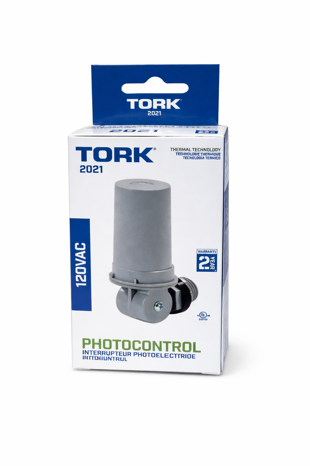 TORK 2021 Photocontrol Sensor 120V Outdoor Light Control (Dusk to Dawn)